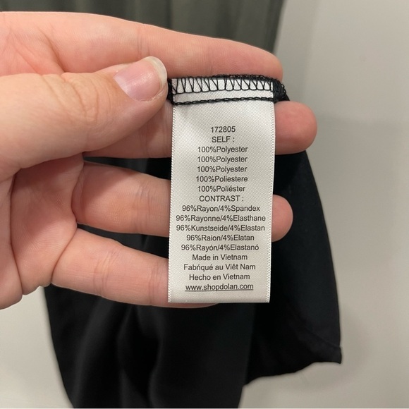 Anthropologie Dolan Fabiana Knit Dress Tank V-Neck Sleeveless Green Black Small - Picture 6 of 8